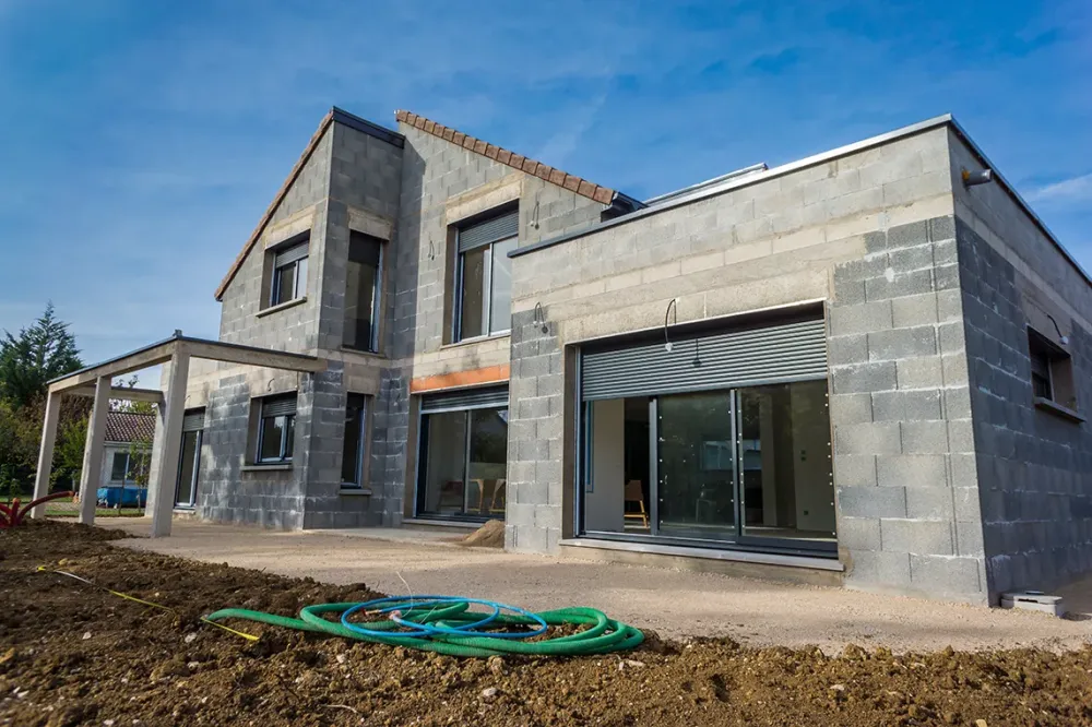 Construction annexe à Saint-Ghislain
