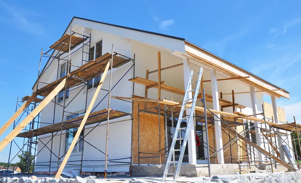 Rénovation façade à Saint-Ghislain